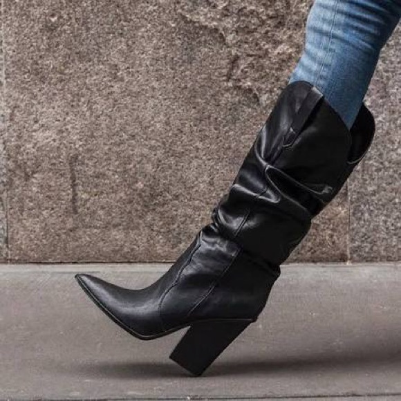 Steve Madden Ranger Black Over the Knee Boots - Picture 7 of 16